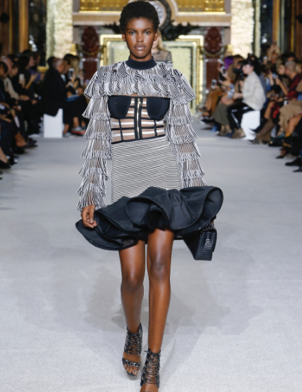 All Of Our Favorite Black Models Hit The Runway At Balmain’s Spring 2018 Show
